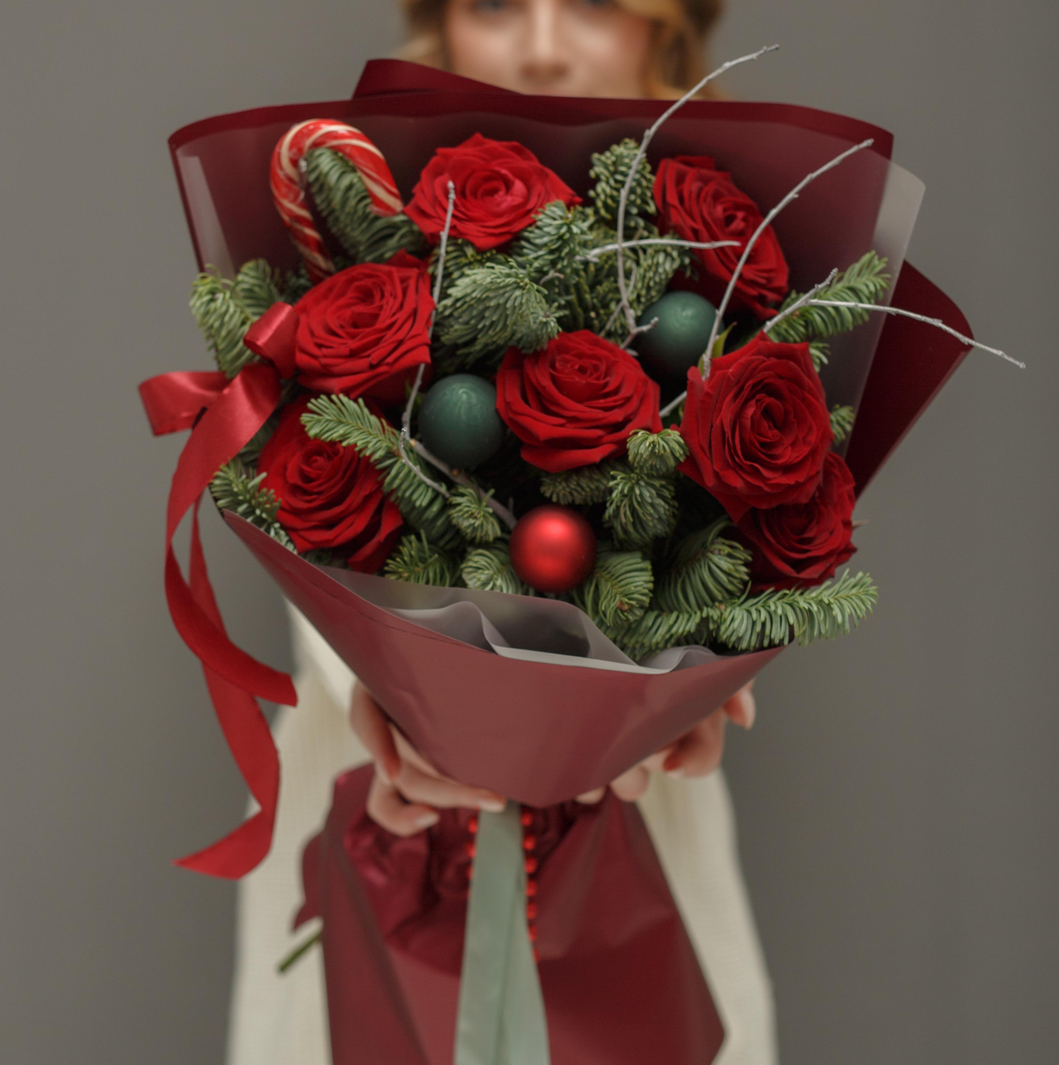 Букет "Алое Рождество"