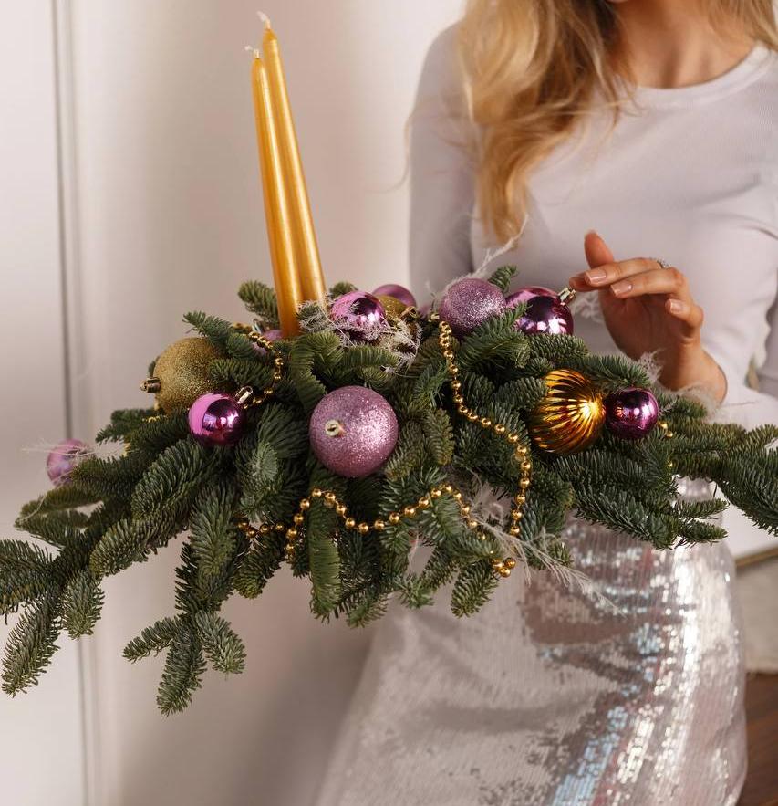 Композиция "Рождественский вечер"