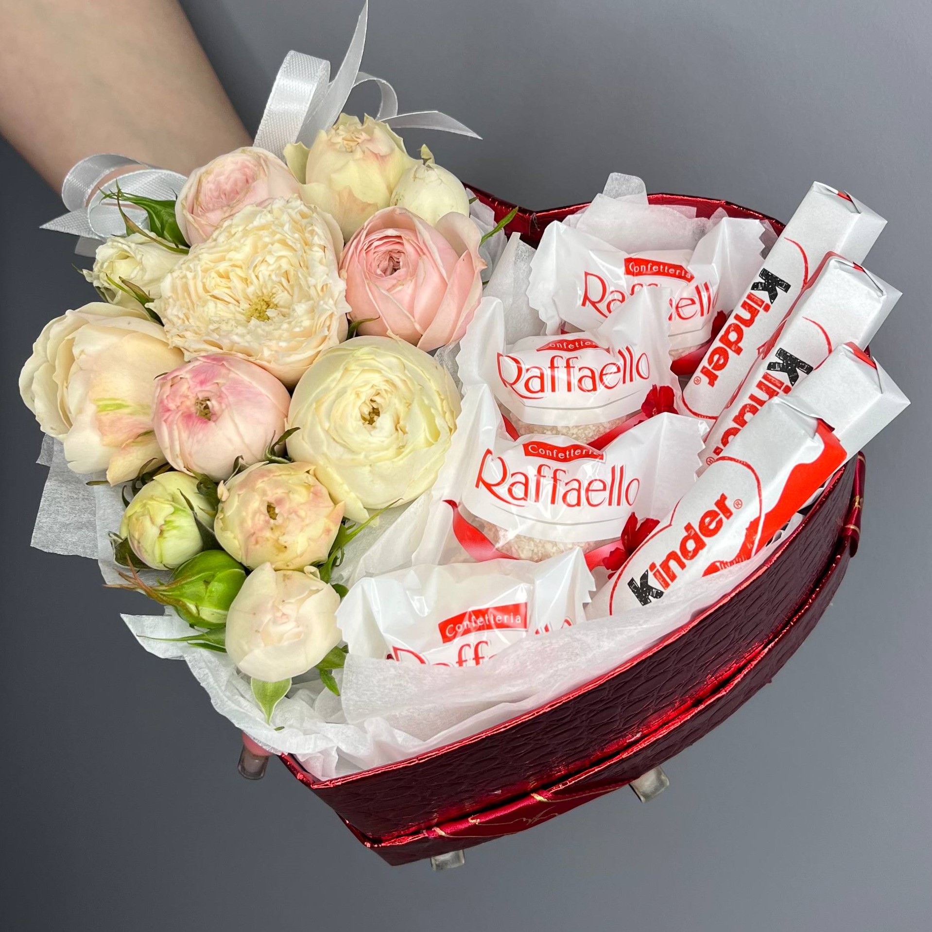 Композиция "Сладкая валентинка №2"